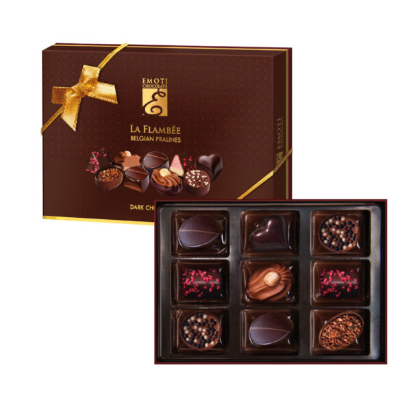 Belgian Chocolates EMOTI Gift boxes and pralines