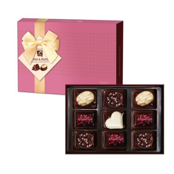Belgian Chocolates EMOTI Gift boxes and pralines